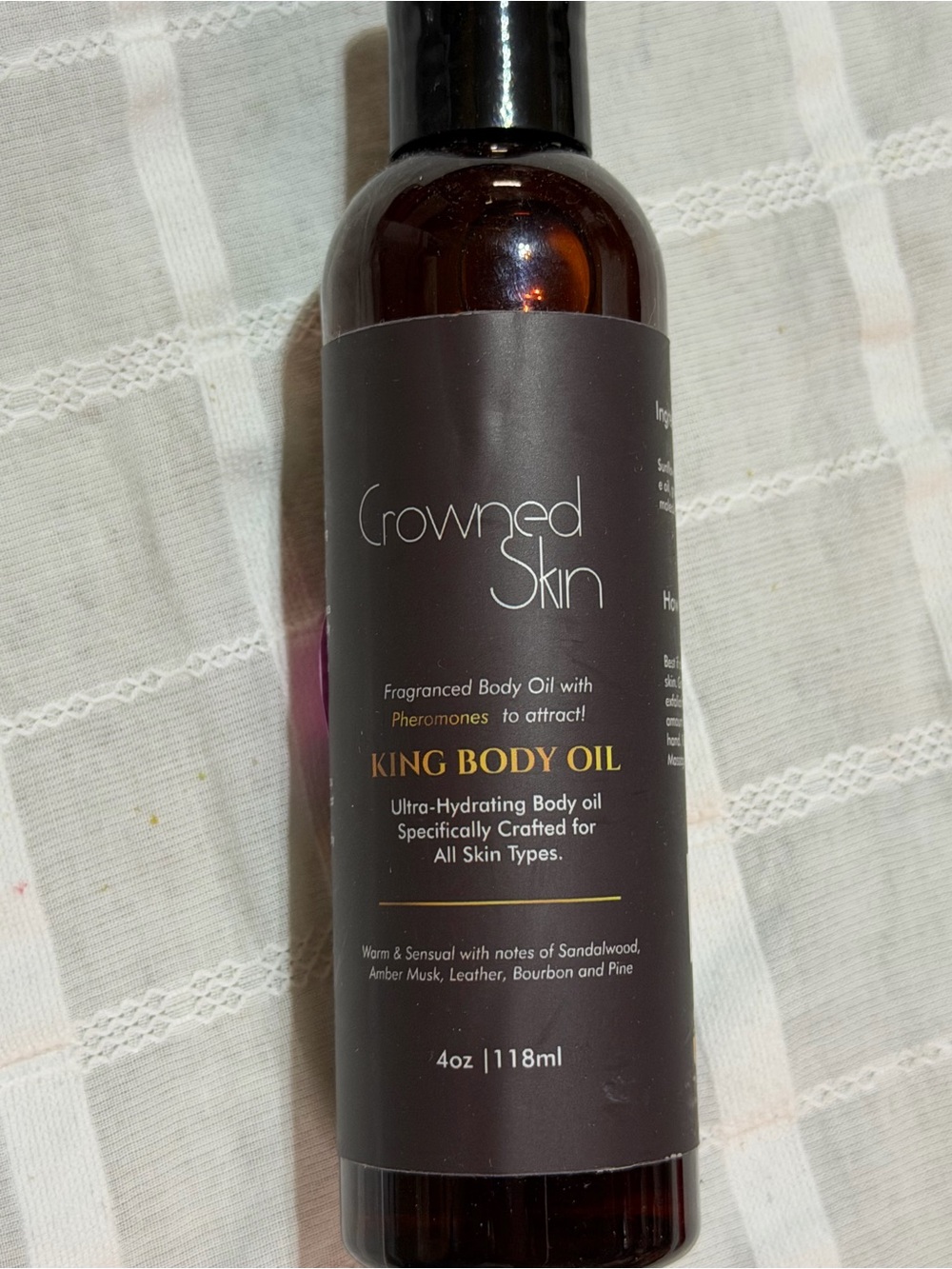 King Body Oil - Brown Bottle